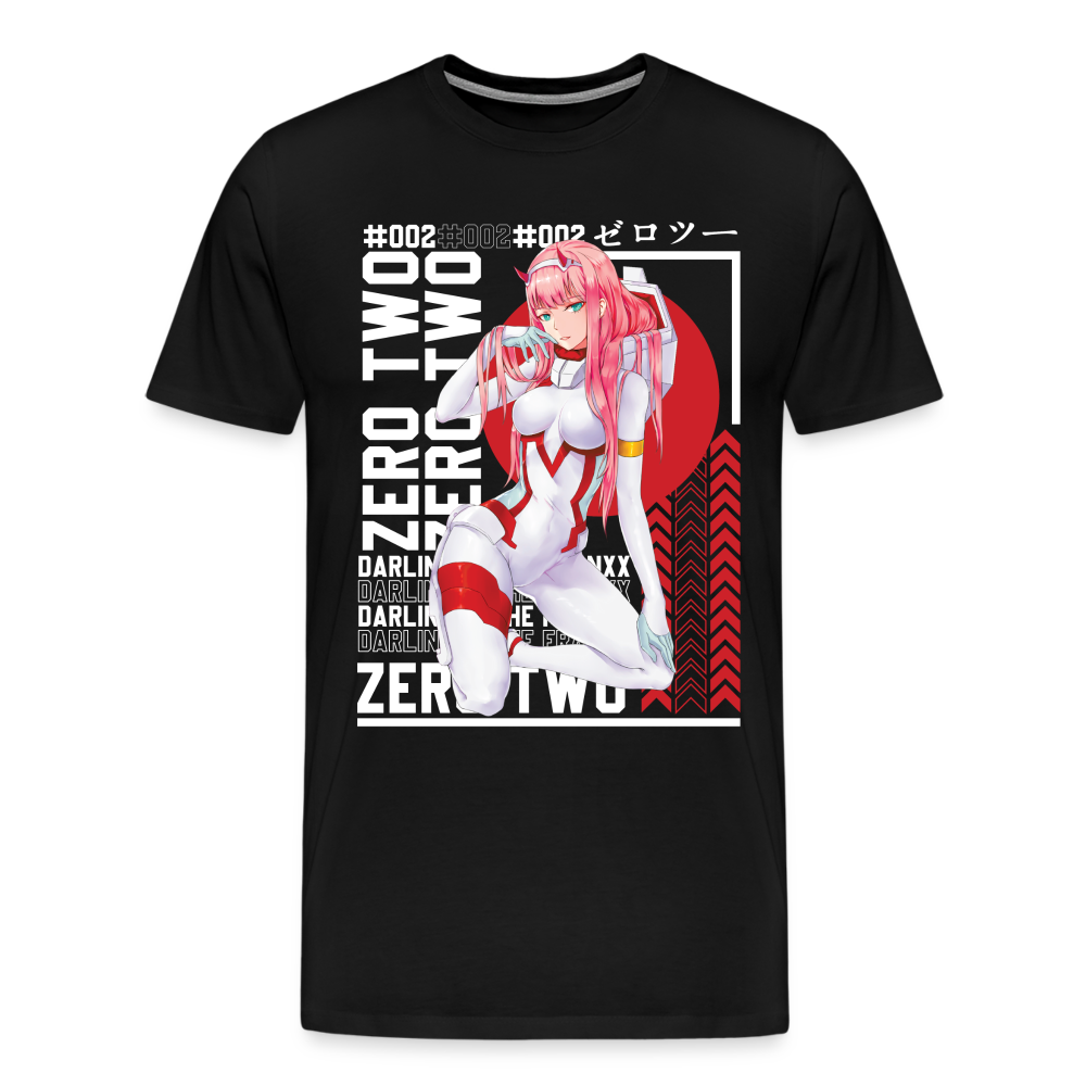 CODE 002 Waifu - Premium T-Shirt - black