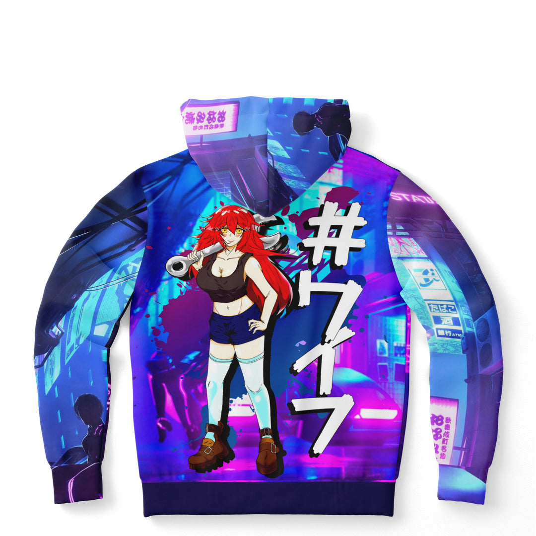 Cyber Girl Premium Hoodie