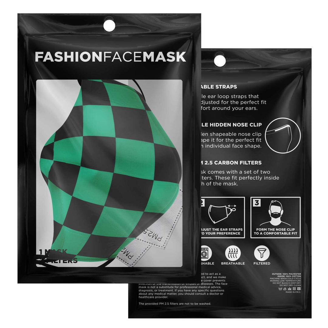 Checkboard Premium Fashion Mask