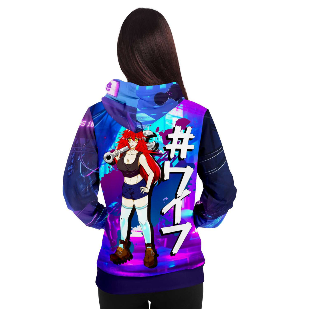 Cyber Girl Premium Hoodie