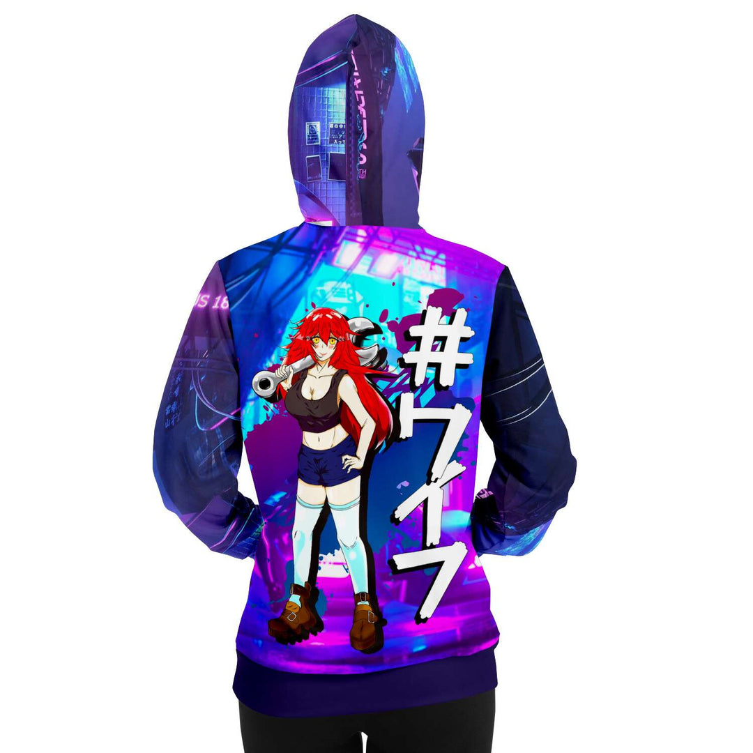 Cyber Girl Premium Hoodie