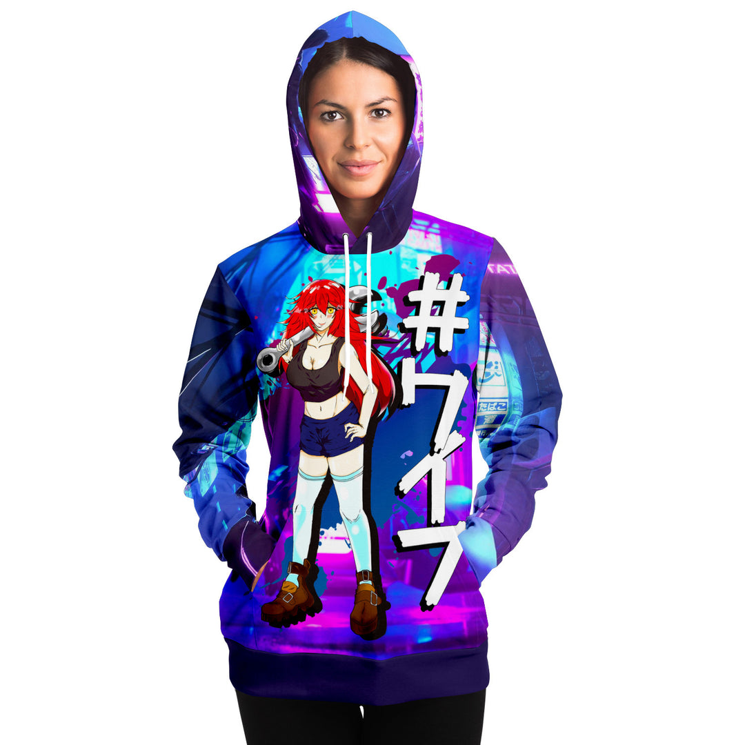 Cyber Girl Premium Hoodie