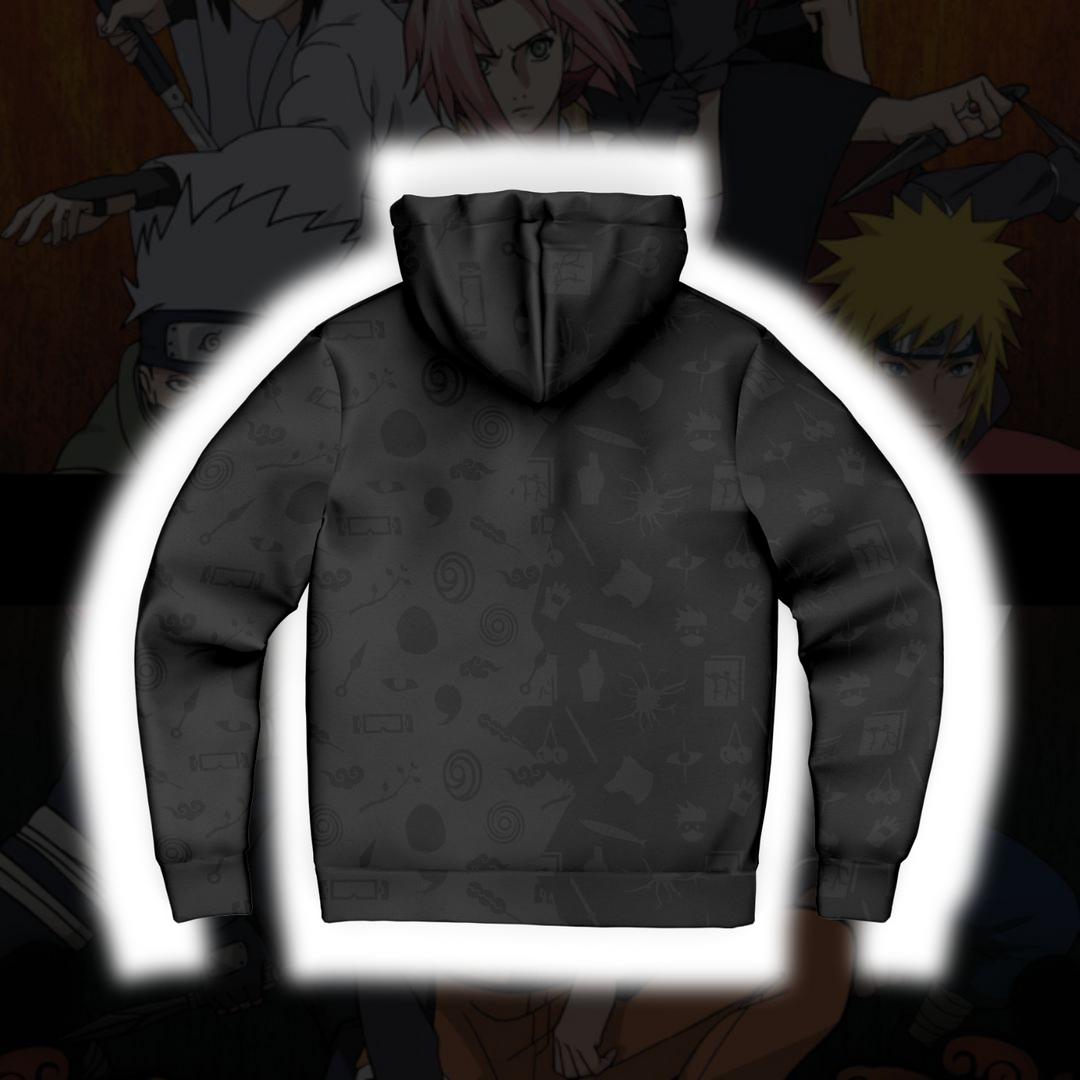 Ninja Friends (Dark) Fleece Hoodie