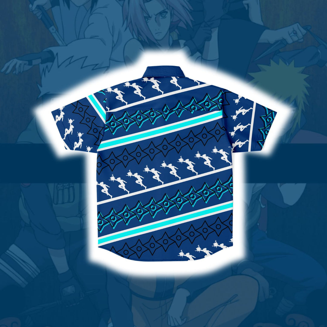 Lightning Shuriken Button Shirt