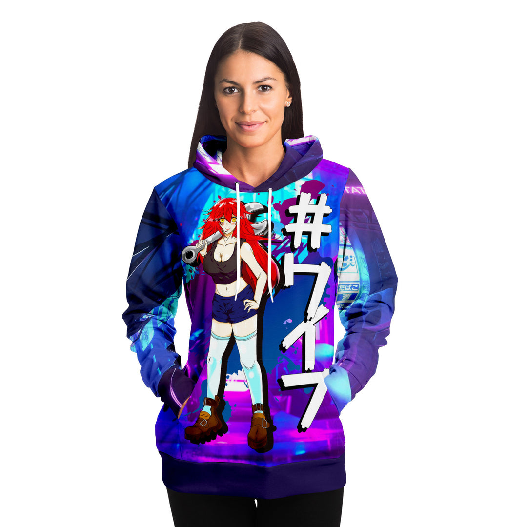 Cyber Girl Premium Hoodie