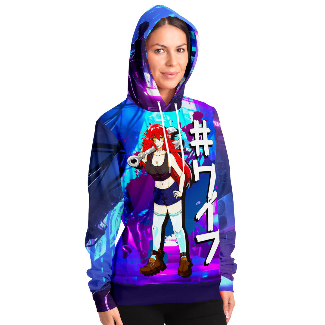 Cyber Girl Premium Hoodie