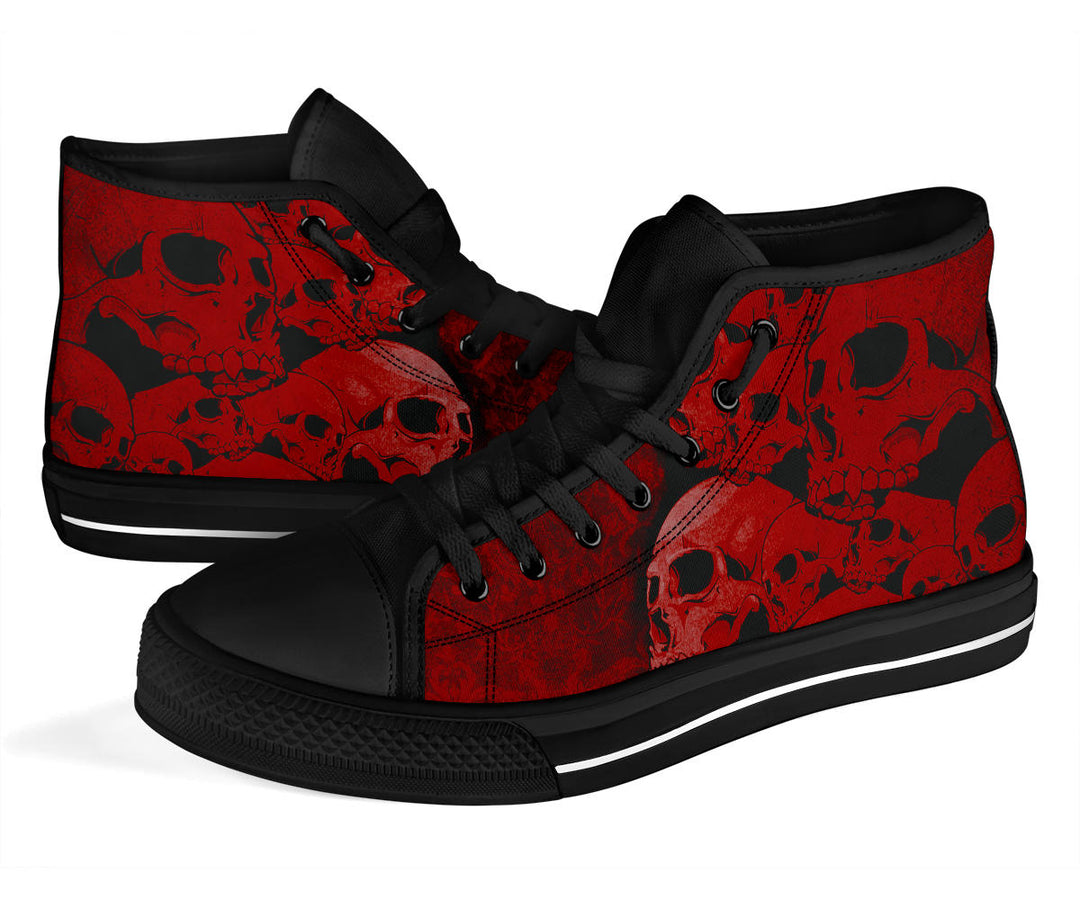 Red Skull High Tops