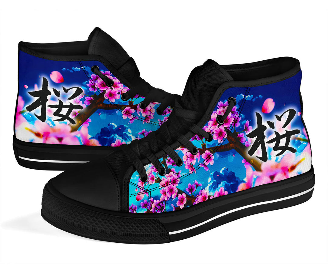 Sakura Kanji High Tops