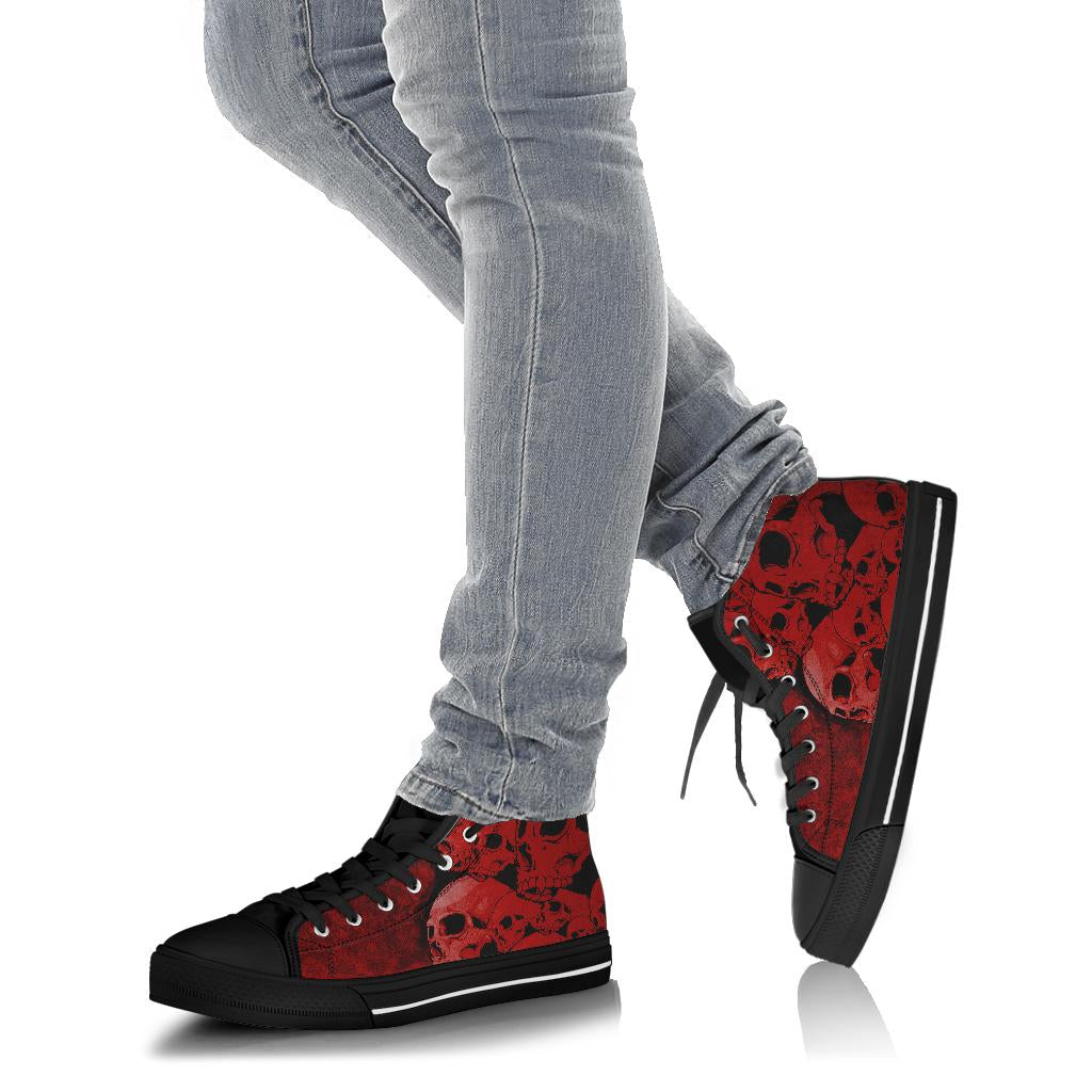 Red Skull High Tops