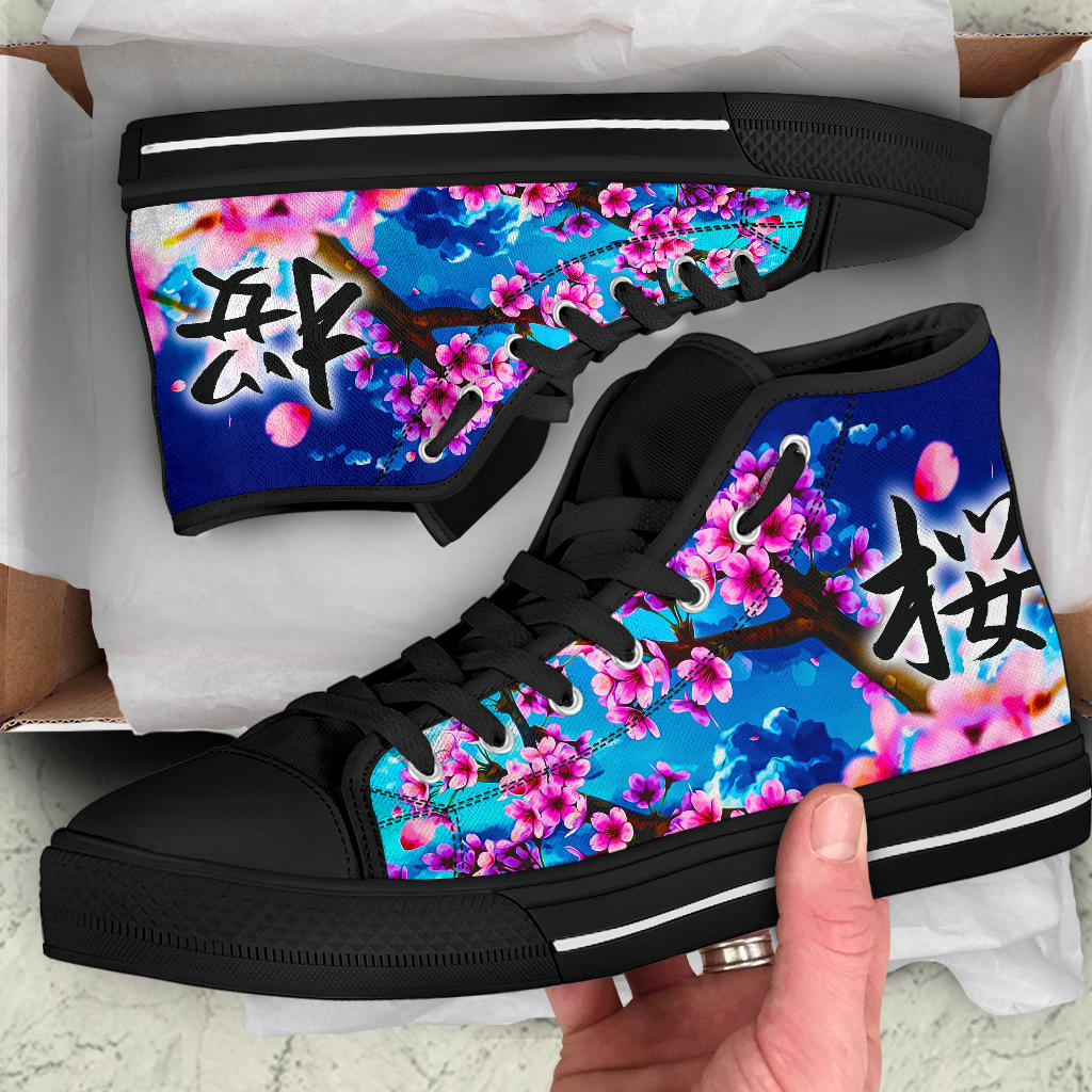 Sakura Kanji High Tops