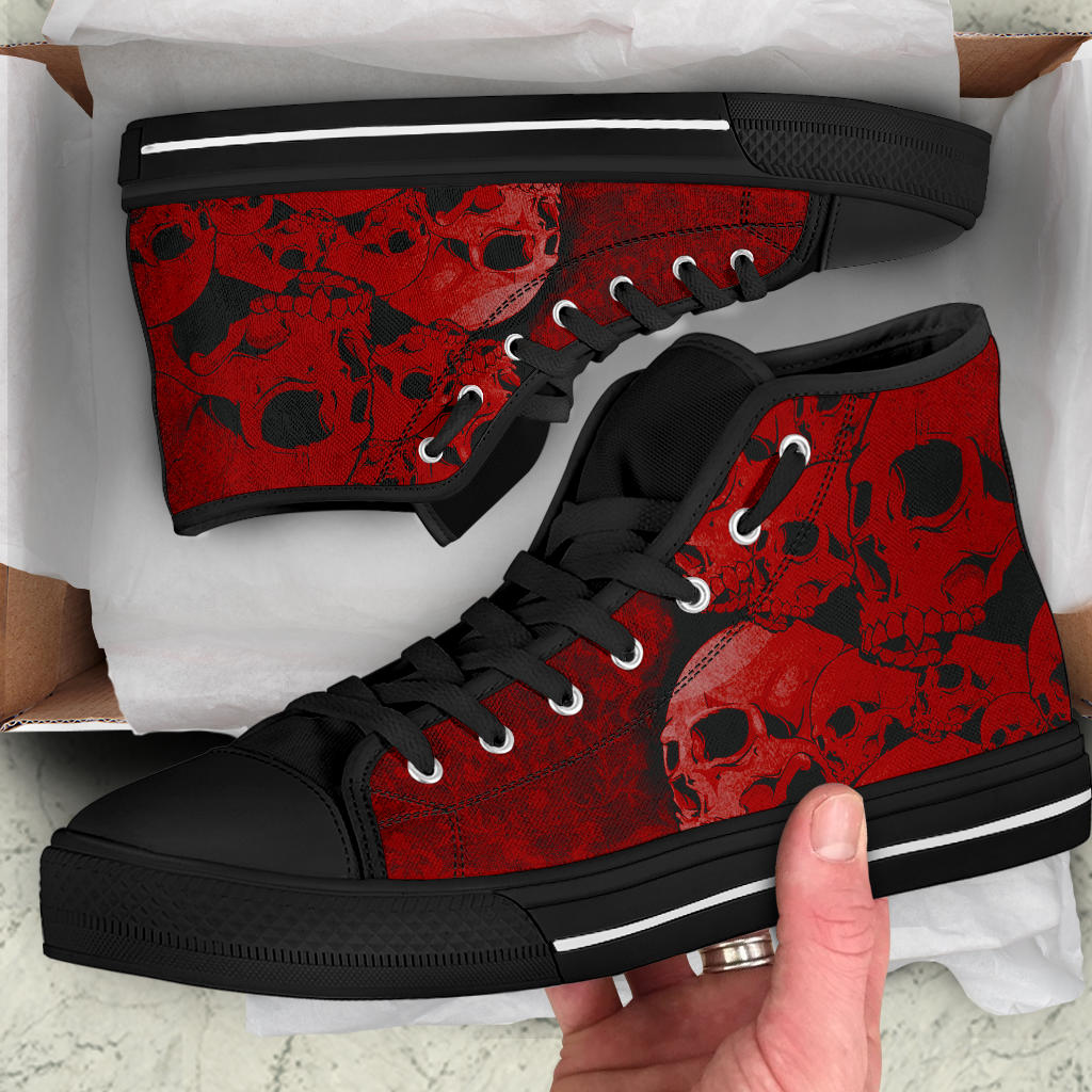 Red Skull High Tops