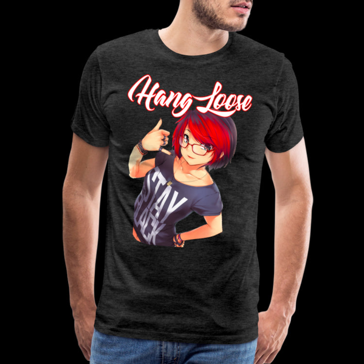 Hang Loose - Premium T-Shirt - charcoal grey